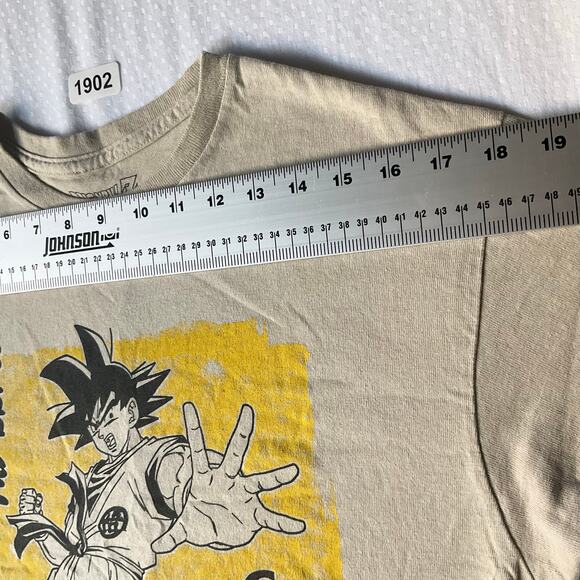 DragonBallZ Men’s Short Sleeve T-shirt size M, Green, Goku Sudoku - Picture 2 of 7
